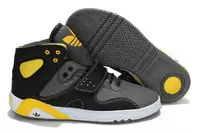 pas cher adidas roundhouse mid 045 hommes chaussure 2013 af gris noir jaune